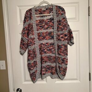 Anthropologie Noisy may multicolor Cardigan Sweater